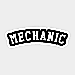 Mechanic Sticker